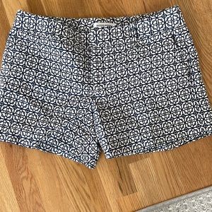 Trendy blue  print shorts